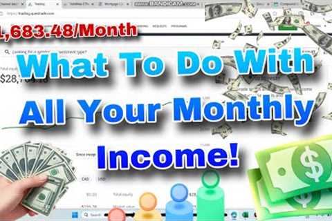 WHAT You Can DO With High Yield Income Every month From dividend Paying Investments