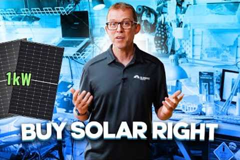 How to Choose the RIGHT Solar Panels for Your Home