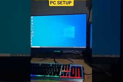 My First PC Setup For E-commerce Business #ecommercebusiness #ecommercebusinesssetup #shorts