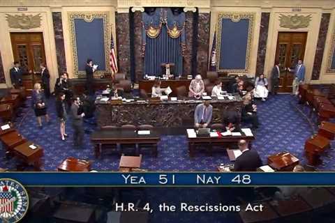 JUST IN: Senate Passes Trump-Backed Rescission Plan to Defund PBS, NPR and Slash Bloated Foreign Aid