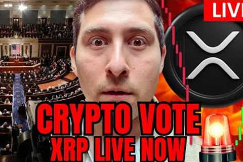 XRP Official CRYPTO VOTE LIVE NEWS!🔴GENIUS, CLARITY Act