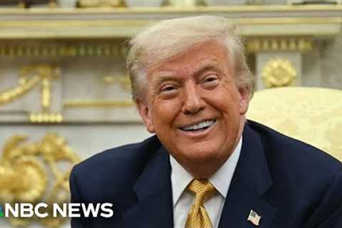 LIVE: Trump holds signing ceremony for cryptocurrency bill | NBC News