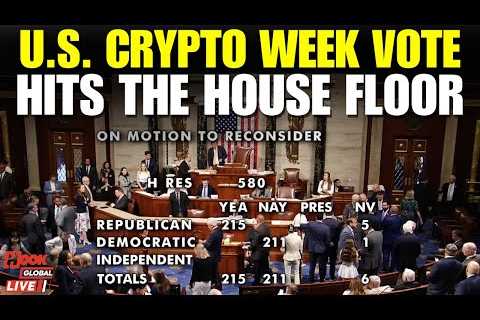 US House LIVE | Vote on ‘Crypto Week’ GENIUS Act | Trump Latest News | US Crypto Bill | Bitcoin News