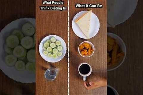 What people think dieting is Vs what it can be! #fitness #health #diet