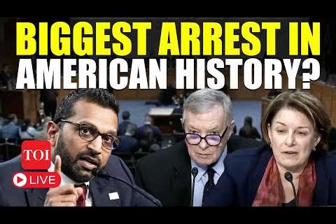 LIVE | Biggest Arrest In American History? Kash Patel SHOCKS Americans In Senate Clash