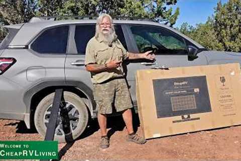 How I Added Solar Power to My Subaru Roof! My Easy Installation Hack!