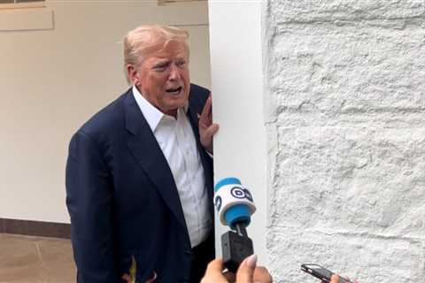 (VIDEO) President Trump Takes Questions After Returning from Scotland – Comments on New York Shooting