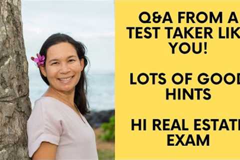 Hawaii Real Estate Exam Questions from a Test Taker like You! Hawaii Real Estate Exam Prep Video