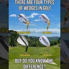 Golf wedges explained! ✅ #golf #wedges