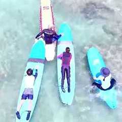 Learn to Surf in Waikiki 🌺 | Hawaii Surfing Academy with FREE Drone Footage!