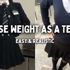 REALISTIC Weight Loss Guide for Teenagers (13-17 Years Old) | Meal Plan, Habits, and Tips