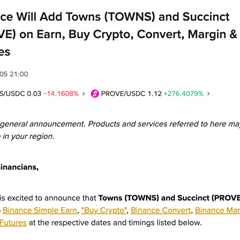 TOWNS Price Prediction: Key Levels and On-Chain Signals