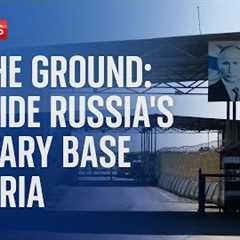 Sky News reports from one of Russia's military bases in Syria