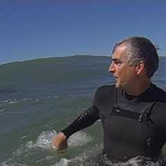 Great White Shark Surprises Solitary Surfer