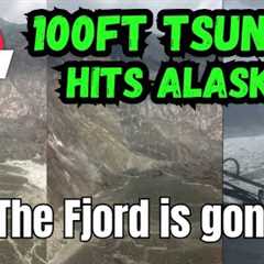 Pure CHAOS out of Nowhere !⚠️MEGA-LANDSLIDE AND MONSTER TSUNAMI⚠️rip through Tracey Arm Alaska !