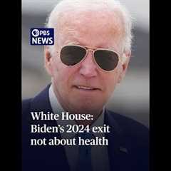 WATCH: Biden's 2024 exit has 'nothing to do with his health,' White House says