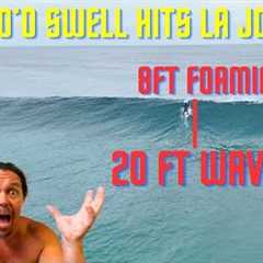 Overhead Surf on Da Foamie: XXL Hawaii Swell Hits La Jolla, CA