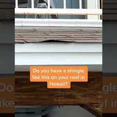 Do you have a shingle like this on your roof? with FBC Roofing Hawaii Oahu Local Roofing Company