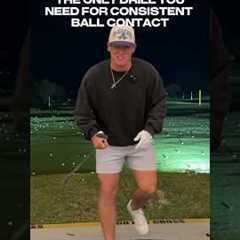 The only drill you need for better ball striking! #golftips #golflesson #golfswing #golf