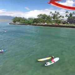 Beginner Surfers at Cove Park-Maui
