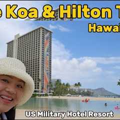 Hale Koa Hotel Tour: The BEST Military Resort in Hawaii! | Waikiki Beach & Hilton Rainbow Tower Vlog