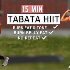 15-MIN Cardio HIIT TABATA | TABATA HIIT Workout Full Body | Lose weight fast (No Equipment)