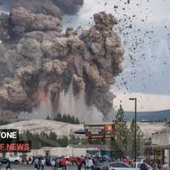 Horrible: Live Footage Giant Geyser Erupted in Yellowstone Park! Spews Hot Mud Rain Down on Sidewalk