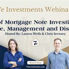 ABCs of Mortgage Note Investing Webinar