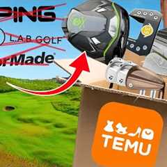 I Bought A FAKE FULL BAG OF GOLF CLUBS From Temu - CRAZY RESULTS!