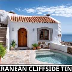 Tiny House on a Mediterranean Cliff | Dream Minimalist Design by the Sea