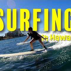 Learning How to Surf in Just 1 Hour | Surfing Adventures in Oahu, Hawaii