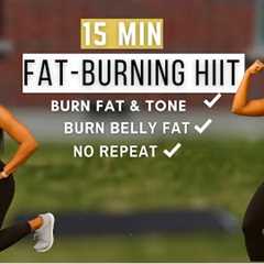 15-Min Cardio HIIT Workout at home | Lose Weight Fast & Burn Belly Fat | No Equipment