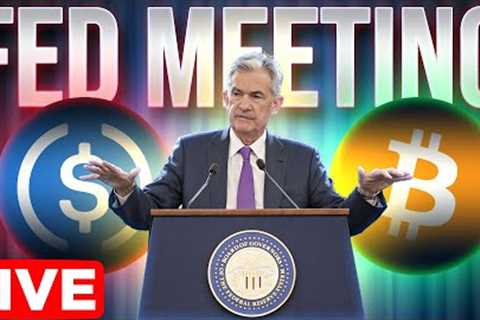 Fed Meeting LIVE!🔴Jerome Powell Rate Cut vs Crypto Market🔥