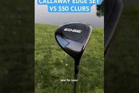 Callaway Edge Set from Costco vs $50 used Clubs 😳 #golf