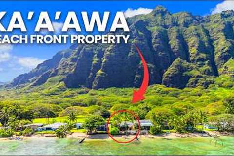 RARE Hawaii Beachfront Property | Oahu's Best Luxury Home in Ka'a'awa with Prime Beach Access