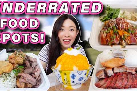 Underrated Eats in OAHU, HAWAII! || Low Key Spots Where Locals Eat!