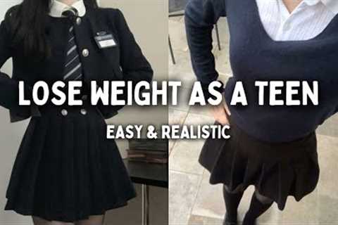 REALISTIC Weight Loss Guide for Teenagers (13-17 Years Old) | Meal Plan, Habits, and Tips