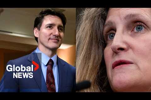 Trudeau speaks after Canada's Deputy PM Chrystia Freeland resigns | LIVE