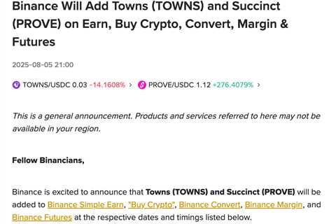TOWNS Price Prediction: Key Levels and On-Chain Signals