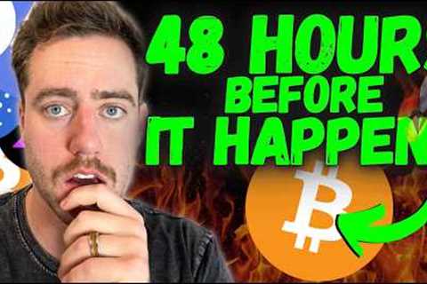 BITCOIN  - BLACKROCK IS GIVING YOU 48 HOURS!!