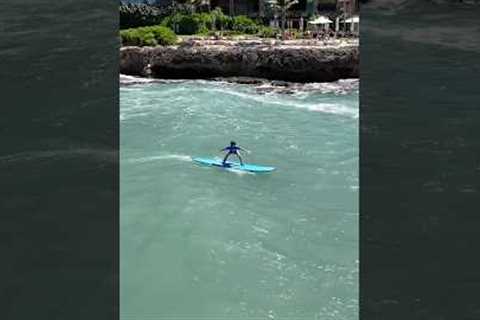 Learn to surf at the beautiful Turtle Bay 🏄‍♂️ #surflessons #Hawaii