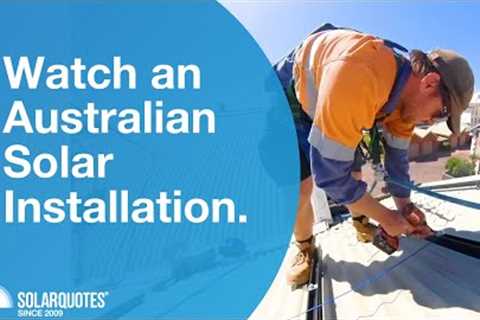 Watch A Gold-Standard Solar Installation - Start To Finish.
