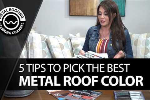 Metal Roof Colors And Styles: Tips And Trends. How To Choose Colored Metal Roofing For Your House.