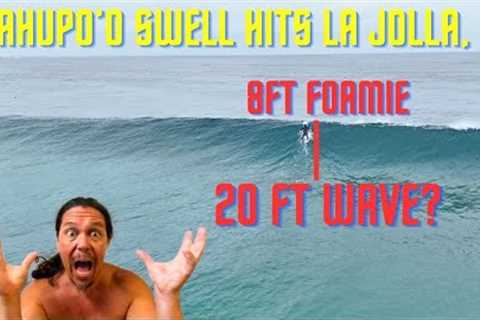 Overhead Surf on Da Foamie: XXL Hawaii Swell Hits La Jolla, CA