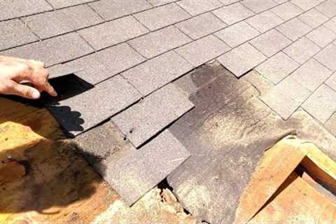 Roof repairs replacing rotten plywood