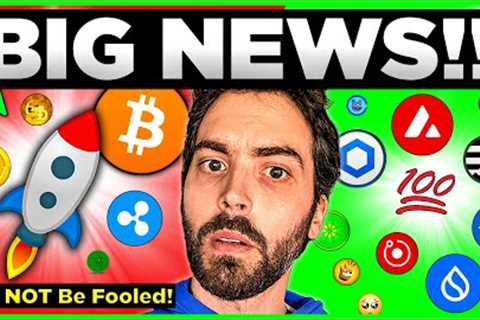 BEAR TRAP! Crypto Holders About To Get WRECKED! BIG Mistake To Sell (Don't Skip This!)