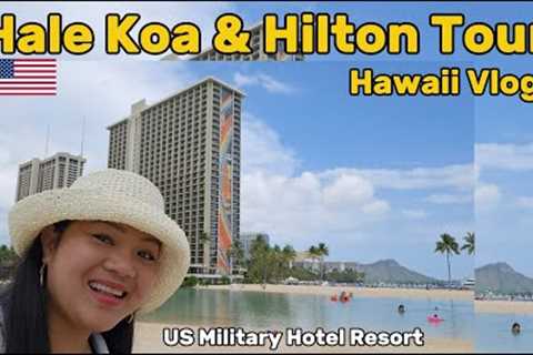 Hale Koa Hotel Tour: The BEST Military Resort in Hawaii! | Waikiki Beach & Hilton Rainbow Tower Vlog