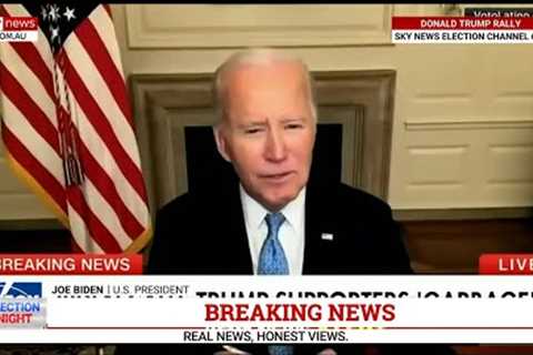 Joe Biden calls Donald Trump supporters 'garbage' during Kamala Harris campaign event