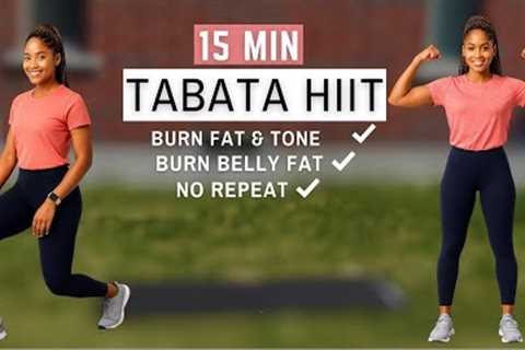 15-MIN Cardio HIIT TABATA | TABATA HIIT Workout Full Body | Lose weight fast (No Equipment)