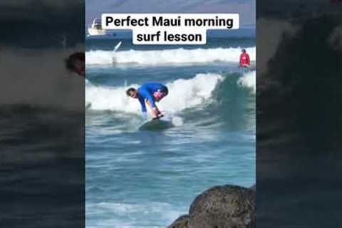 Private beginner surf lessons Maui Hawaii